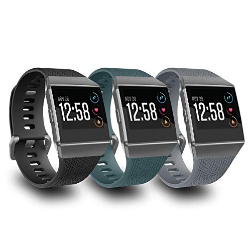 Image of AIUNIT Compatible Ionic Bands for Men Women Teens Kids Large Small, Strap Sport Accessory Wristband Design for Ionic Smart Watch