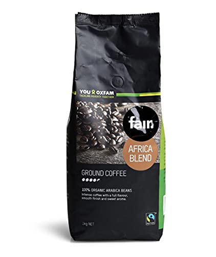 Oxfam fair Africa Blend Fairtrade Organic Ground Coffee 1kg