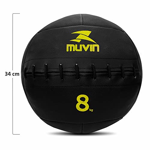 Wall Ball - 8kg - Preto - Muvin