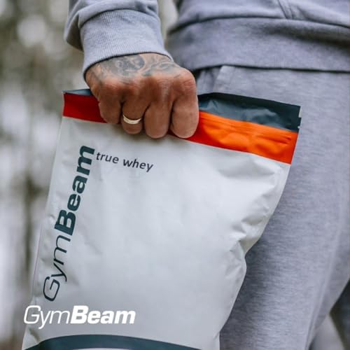 Echte wei-eiwitpoeder (WPC-eiwitpoeder) – zacht gefilterd, tot 23 g eiwit voor spieropbouw, hoge biologische waarde, aminozuren – GymBeam (1000 g, witte chocolade) - Afbeelding 5