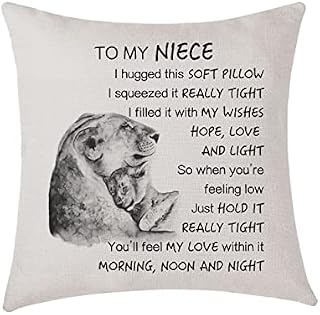 Daughter Gifts To My Daughter Cushion Cover Daughter Gifts from Mum Dad Birthday Gifts (Daughter)