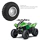 16x8 7 ATV UTV -Reifen mit Randreifen und Radersatz 6PR -Punktionsnachweis für ATV UTV Go Kart Cart mit 3 Loch -Hub und Speziell Gestaltetem Profilmuster