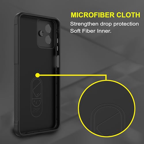 Image of Zapcase Back Case Cover for Samsung Galaxy A06 5G | Compatible for Samsung Galaxy A06 5G Back Cover | Liquid Silicon Magic Case with Camera Protection | Black