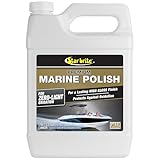 STAR BRITE Premium Marine Polish – Enhanced UV Protection & High Gloss Finish – UV Inhibitors Help Reduce Fading, Chalking, and Oxidation While Helping to Repel Water, Stains, and Marine Deposits