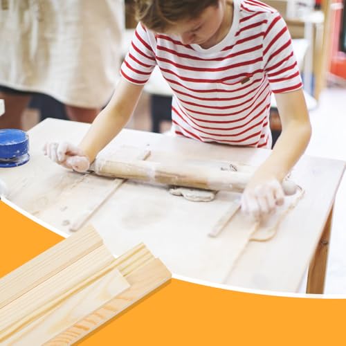 10 peças de guia de bastão de lama para ensino de cerâmica com 9 peças de ferramentas de escultura d