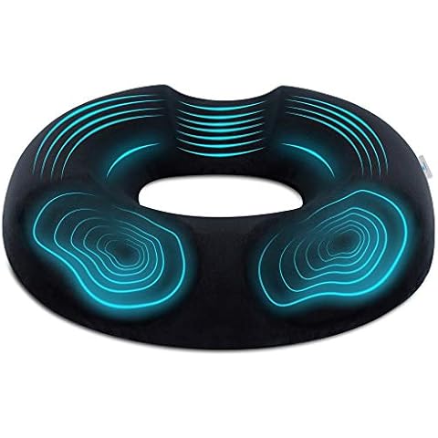 TheComfortZone Donut Cushion For Pressure Relief, Doughnut Cushion For Haemorrhoid Treatment, Orthopedic Ring Cushions For Pressure Relief, Bed Sores Ulcers, Coccyx, Piles Cushion Cover