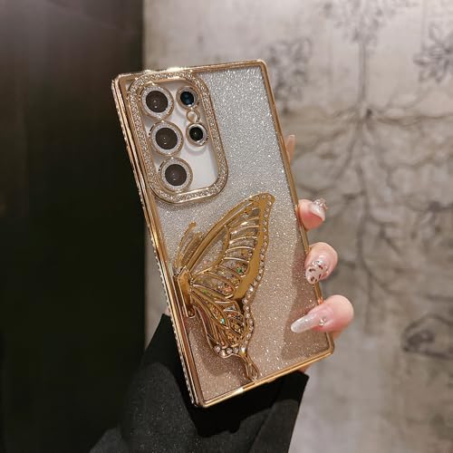for Galaxy S23 Ultra �p �P�[�X ���� ���� �L���L������ 3D �� ���b�L���H �V���R���ی�J�o�[ �M�����N�V�[ S23 Ultra �p �P�[�X �L�����f�B�J���[ ���� ���� �y�� ���^ ��G��ǍD �S�ʕی� �Ռ��z�� ����~�� 