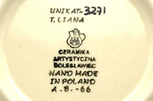 Polish Pottery Bowl - Shallow Scalloped - Small - Unikat Signature U3271 #TOP3