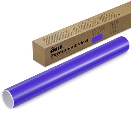 ANT Purple, 24" x 15’, Permanent Vinyl Roll, Adhesive Vinyl Roll, for DIY Project, Decal, Sticker, Compatible with Cricut, Cameo, Silhouette, Weather-Resistant