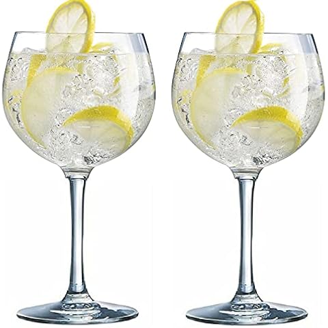 Juniper Large Gin Balloon Glass 2 x 70cl Arcoroc Cocktail Bowl Drinking Glass Cover