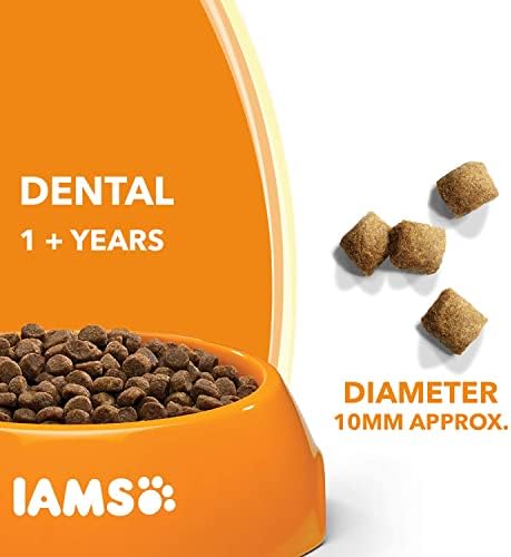 IAMS Dental Complete Dry Cat Food for Adult and Senior Cats with Chicken 800 g