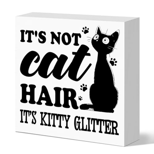 Funny Black Cat Sign