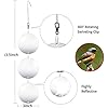 Hedoc Reflective Bird Scare Discs Set, 24PCS Large Double-Sided Bird Deterrents for Outside, Bird Reflectors to Keep Birds, Woodpeckers, Pigeons Away from House, Outdoor Garden, Patio and Yard