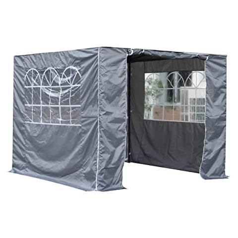 All Seasons Gazebos 2x2 Lightweight Side Panel Set Metallic Grey Cover
