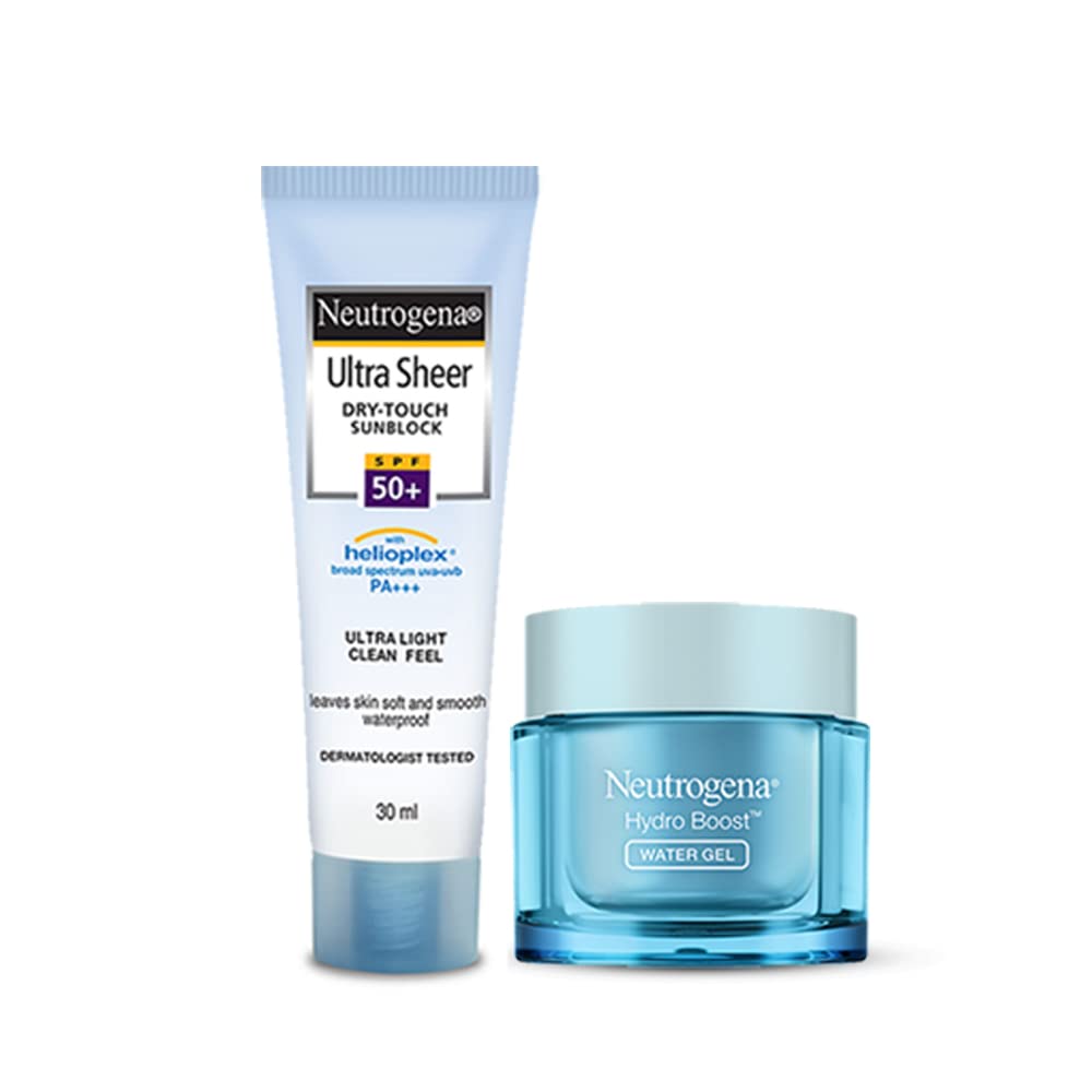 Neutrogena Bestselling Mini pack, Ultrasheer sunscreen 30ml & Hydroboost watergel 15gm