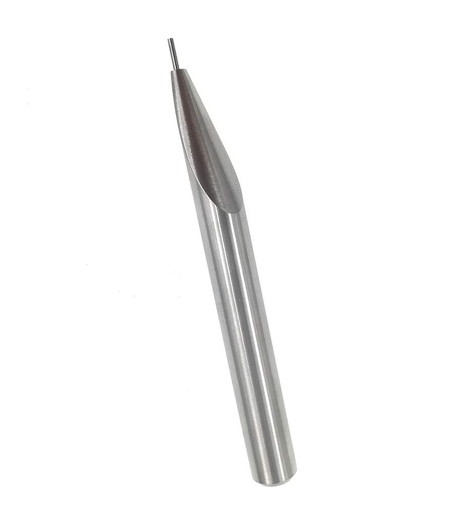 Cylindrical Pin Probe Insert 1mm Diameter Tungsten Carbide Tip 8mm Diameter Shank 75mm Length for Height Gauge (1mm Diameter tip)