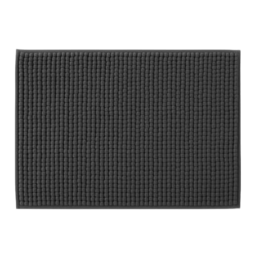 Tapete de Banheiro Microfibra Cinza