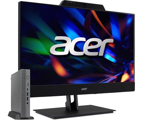 Image of Acer Chromebox CX15 Add-in-One Desktop PC, 24 inch FHD IPS Monitor Combo | i3-1215U, 16GB DDR4, 512GB eMMC SSD, Speakers /Microphone /Webcam, Chrome OS