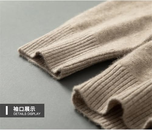 Men's Knit Casual Flip Collar Sweaters Long Sleeve Pullover Knitted Pullover Solid Color Business Office Sweater4