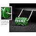 CAOMIAN Natural Green Jade Money Beads Pendant Necklace Charm Jewellery Fashion Accessories Hand-Carved Man Luck Amulet Gifts