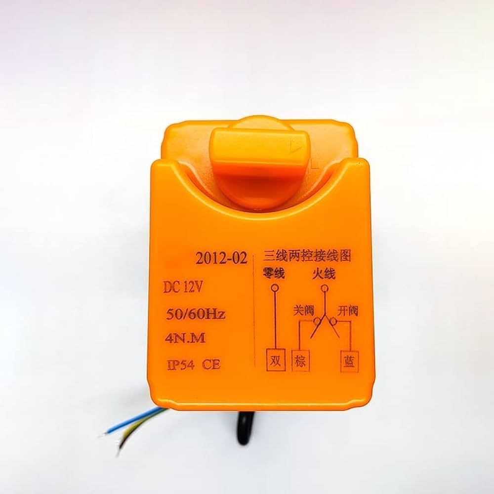 1-1/4 インチ真鍮電動ボールバルブ 3 線式 2 ウェイ制御電動