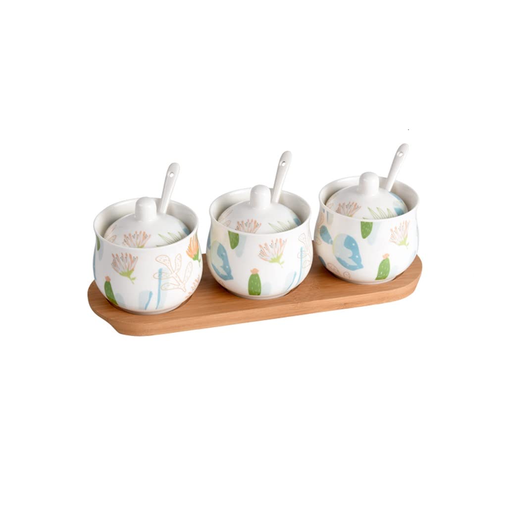 Barattolo per condimenti, Scatola per condimenti in Ceramica, Barattolo per condimenti per Uso Domestico, Scatola per condimenti, Bottiglia per condimenti, bara