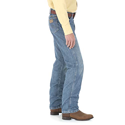 Wrangler Men's 13MWZ Cowboy Cut Original Fit Jean Discontinued, Rough Stone, 34W x 30L