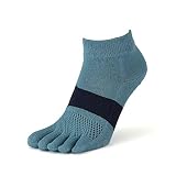 [タビオ] レーシングラン五本指ソックス 21.0～23.0cm スポーツソックス ピーコック