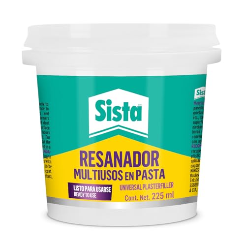 Encuentra pasta resanadora para paredes marca sista, en la categoría de resanadores. Pasta resanadora para paredes Marca Sista 1