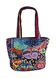 Laurel Burch Cats with Butterflies Medium Tote (Multi)