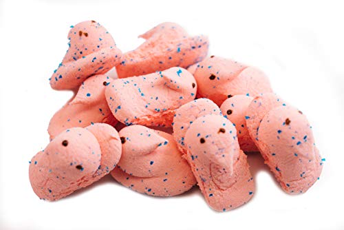 Cotton Candy Flavored Marshmallow Peeps - 2 Packs of 10 - Pink Easter Peeps with Blue Sprinkles - Gluten Free Marshmallow Candy - Naturally & Artificially Flavored - Thumbnail 3