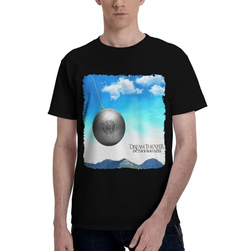 Men's T Shirt Cotton Graphic Short Sleeve O-Neck Tees Black