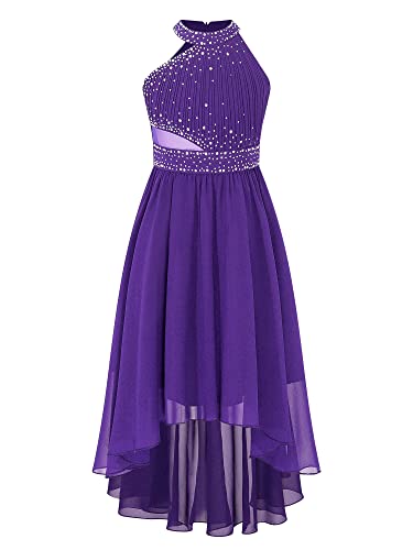 Vestido elegante de fiesta formal para niña tejido princesa premium