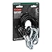 CURT 80136 43-7/8-Inch Vinyl-Coated Trailer Safety Cables, 3/8-In Snap Hooks, 3,500 lbs Break Strength, 2-Pack