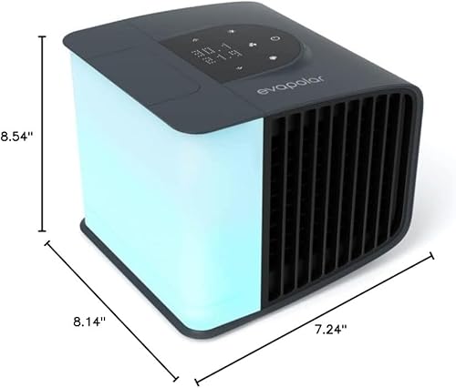 Vista 6 de Ventilador de refrigeración para escritorio y campamento - Aire acondicionado portátil - Ventilador de hielo pequeño para tienda de campaña - Mini