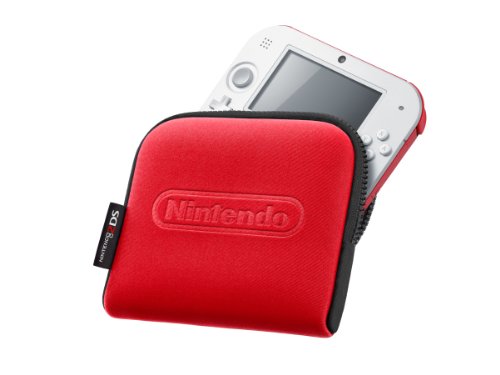2Ds - Custodia per Console, Bianco/Rosso