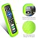 3 Pack Remote Case for Roku, Battery Cover for TCL Smart TV Steaming Stick, Silicone Protective Controller Universal Sleeve Skin Glow in The Dark Green Red and Blue