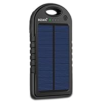 Algopix Similar Product 2 - Dizaul Solar Charger 5000mAh Portable