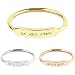 Name Ring Stackable Ring Initial Ring Stacking Bar Ring Bridesmaid Gift Skinny Ring Personalized Gift Mother Gift Sister Gift - RDB