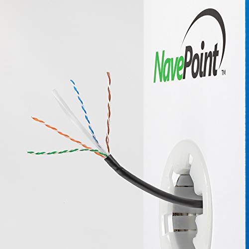Cable Ethernet NavePoint Cat6 UTP negro 305 m miniatura 4