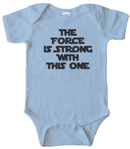 The Force is Strong with This One Baby Onesie