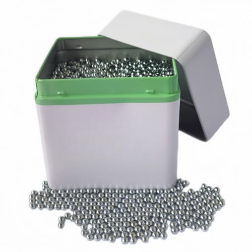 MKFtify .177 Caliber Steel BBS 4.5mm Zinc Plated Polished BBS (6000 Count)