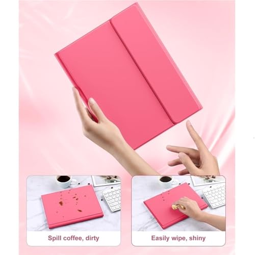 Teclado compatible con iPad 10th 11th Gen funda magnética con ranura para lápiz y luz 6
