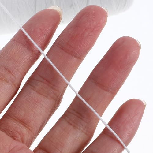 HOMSFOU línea de albañilería de hilo de algodón 0.8mm para trabajo de ladrillos y delineado de obra 350m rollo miniatura 4