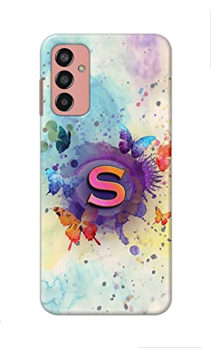 Image of PRINTFIDAA� Printed Hard Back Cover Case for Samsung Galaxy F13 4G Back Cover (Alphabet S) -2808