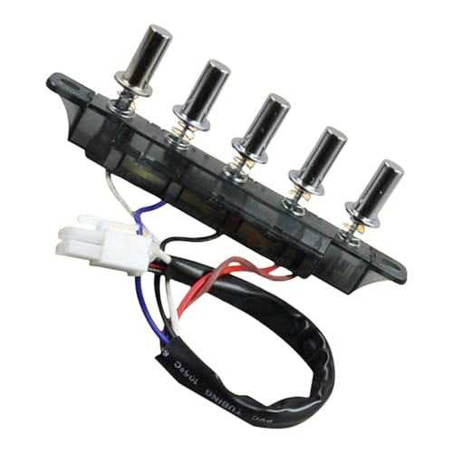 Ranges Hood SwitchesRanges Switches, Reinforced Button,Control Panel Easy to Use Kitchen Switch, Perfect Spare Part for A Wide Range of Models
