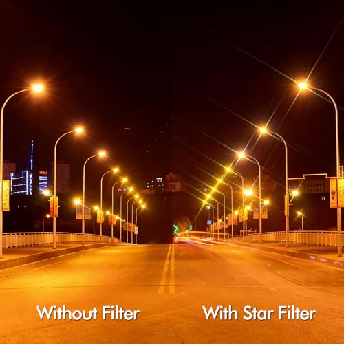 Image of Star Filter 6 Points Starburst for iPhone 17 Pro /PRO MAX,Cell Phone Camera Lens Special Effects Filter (Requires GiAi Magnetic Case - Sold SEPAR)