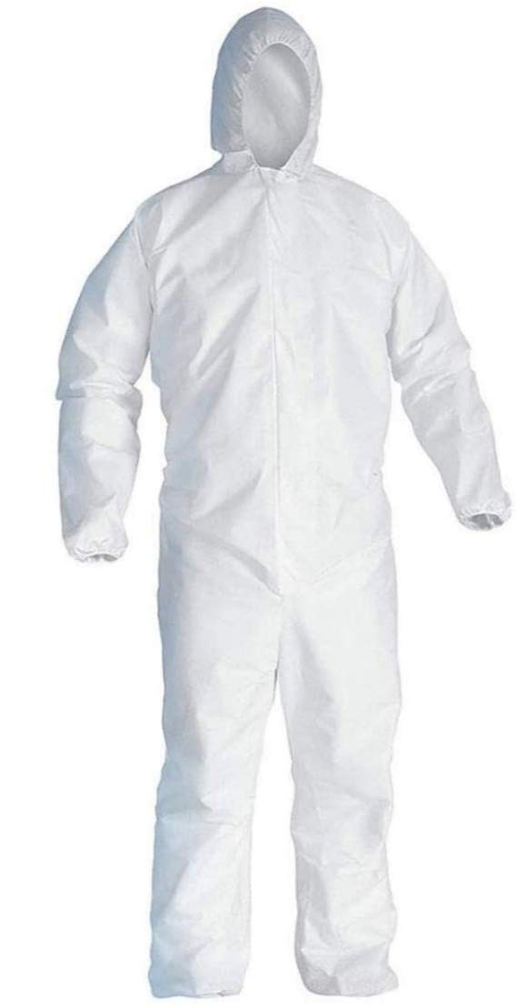 Dispo Waterproof Laminated Material 35gsm Lightweight Coverall/Danger/Rain-Coat Including Head Cap Cover Suitable for Indoor and Outdoor Use - Pack of 1 (B08FMPPNGM) Amazon Price History, Amazon Price Tracker