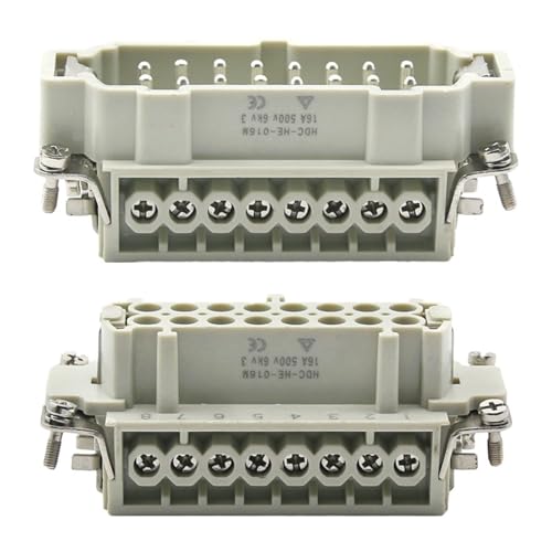 Conector Rectangular 4 Female Core 16A 500V BBPGYPHV miniatura 7
