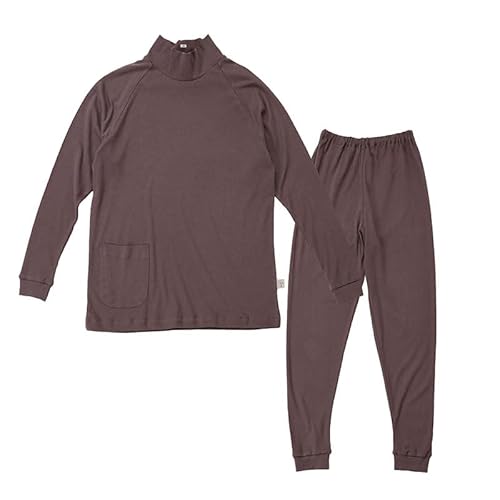 moun プルオーバー レディースパジャマ 綿モダール 日本製 Lサイズ(ブラウン) 京都府 京田辺市